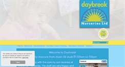 Desktop Screenshot of daybreaknurseries.co.uk